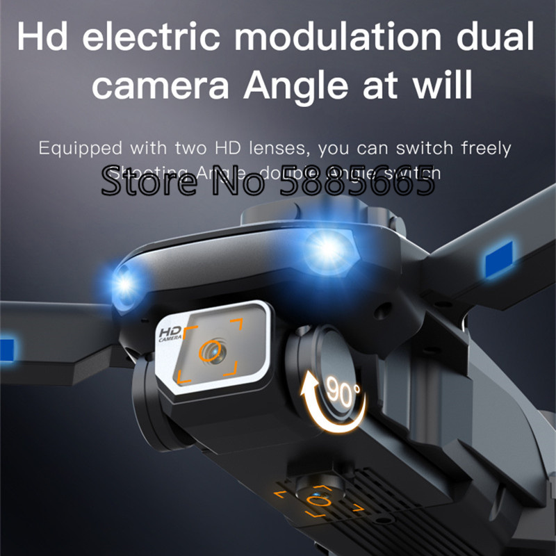 Fpv Brushless Rc Drone 4K - WIFI FPV 8K HD ESC Dual-Kamera
