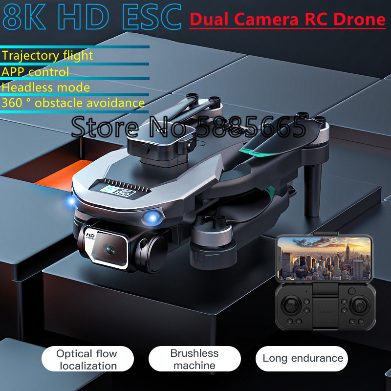 WIFI FPV 8K HD ESC Dual-Kamera – Fpv Brushless Rc Drone 4K Bewertung und Preis