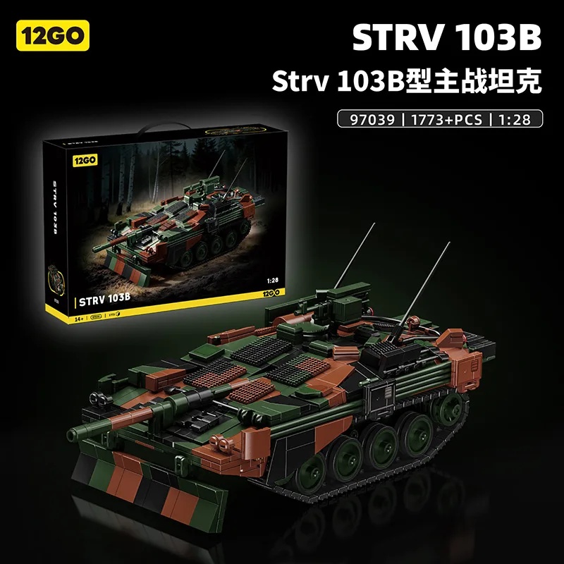 Schwedischer Panzer STRV103B M – Lego Compatible Military Tank Bewertung und Preis