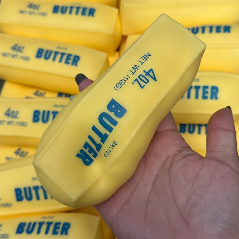 Butter-Stick-Quetschball, Stre – Building Blocks Bewertung und Preis
