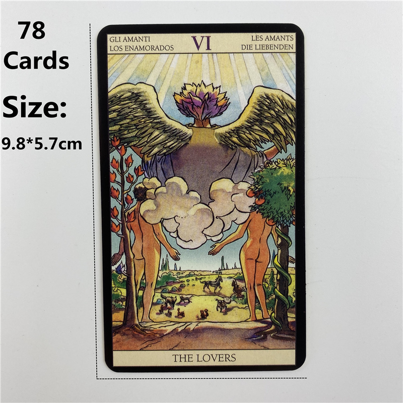 Metal Box Gilded Edition Back  – Tarot Cards Deck With Guidebook Bewertung und Preis