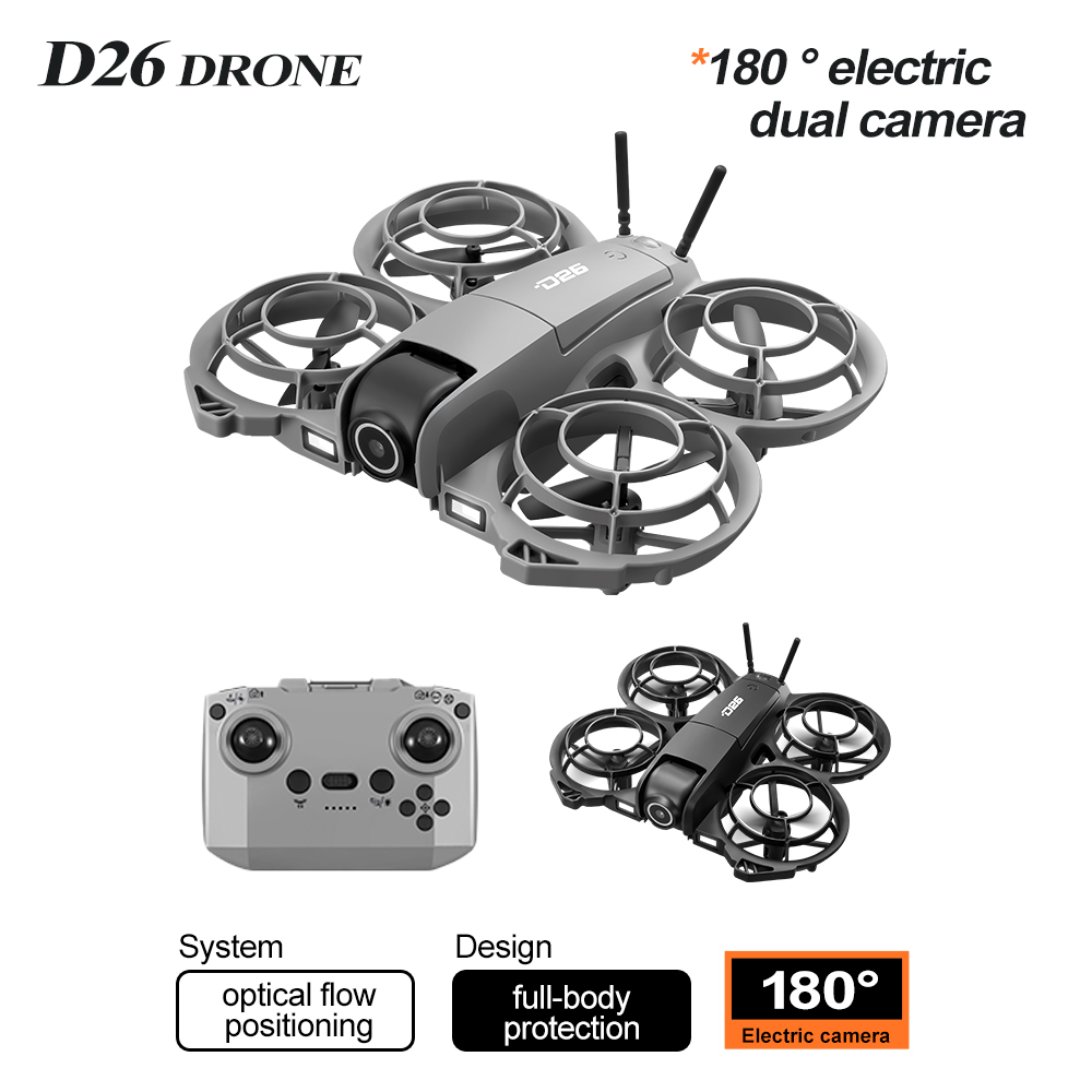 D26 4K Mini RC Drohne, vollstä – Fpv Brushless Rc Drone 4K Bewertung und Preis