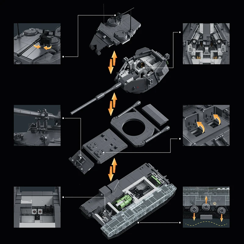 2165-teiliges FV215 Panzerzers – Lego Compatible Military Tank Bewertung und Preis