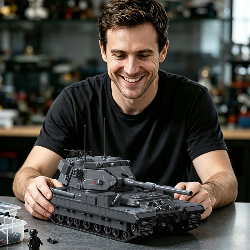 2165-teiliges FV215 Panzerzers – Lego Compatible Military Tank Bewertung und Preis