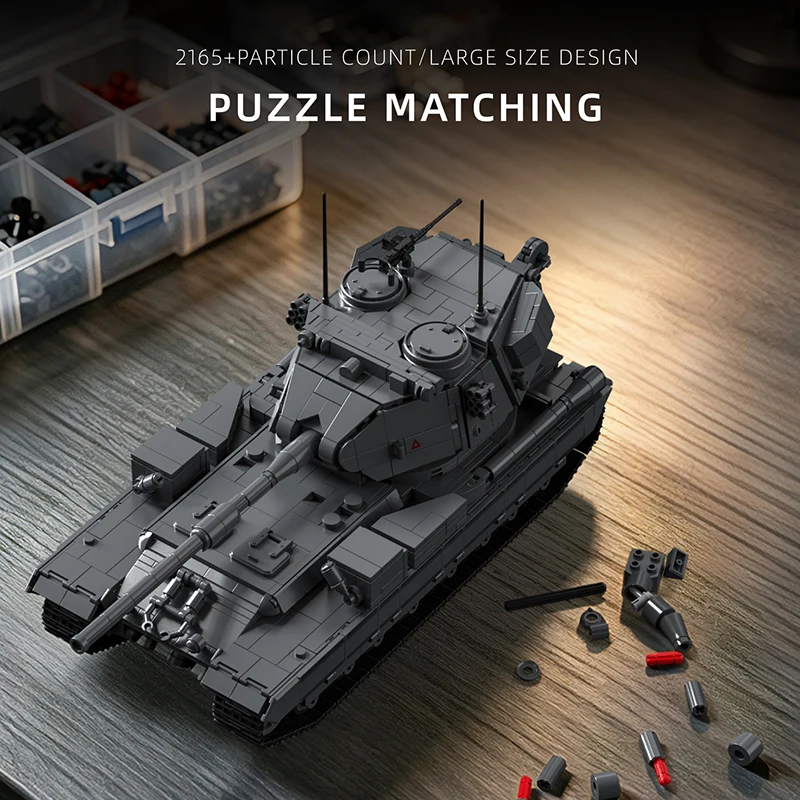 2165-teiliges FV215 Panzerzers – Lego Compatible Military Tank Bewertung und Preis