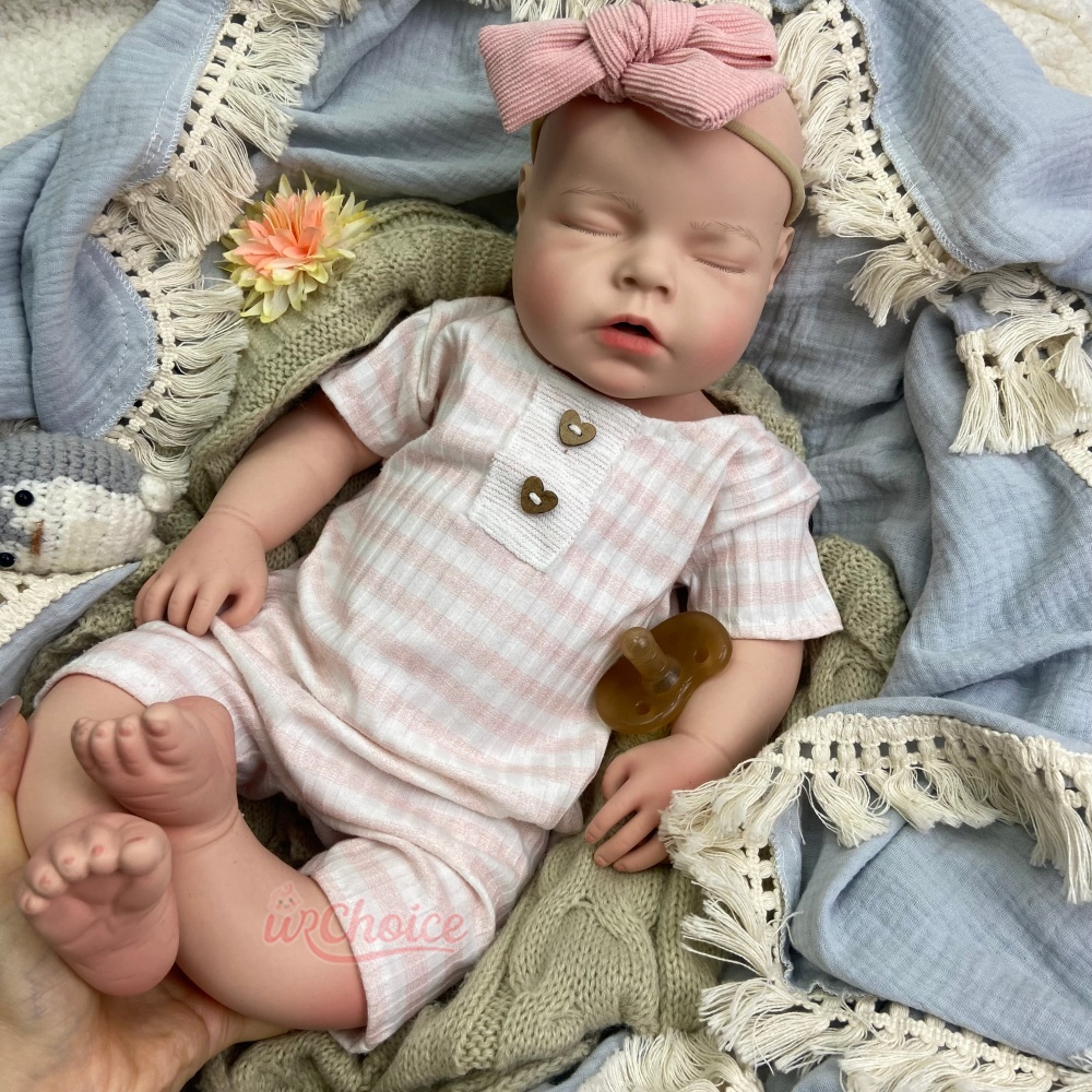 20 Zoll Mollige Gewichtete Mäd – Reborn Baby Doll Silicone Realistic Bewertung und Preis