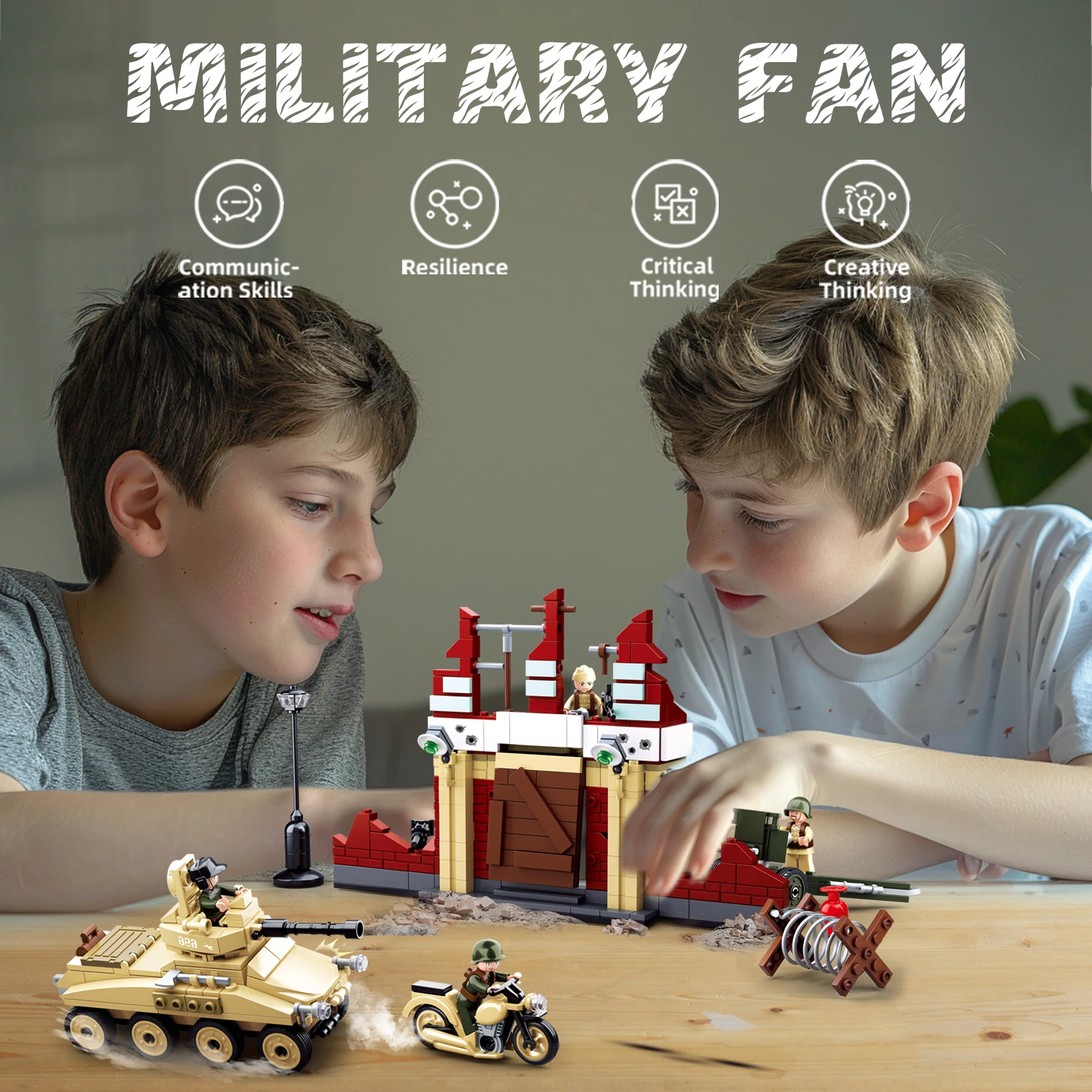 479-teiliges Militär-Panzer-Fe – Lego Compatible Military Tank Bewertung und Preis
